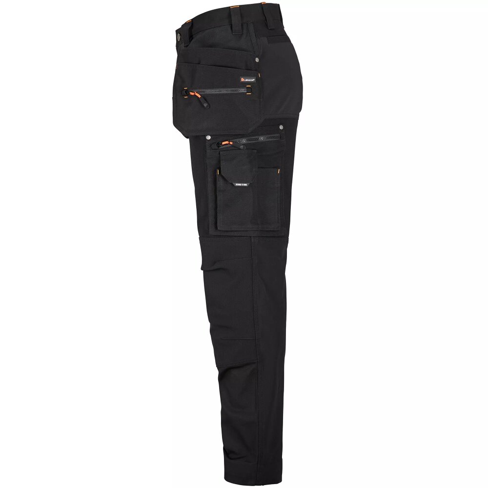 L. Brador Werkbroek type 1052PB Zwart, Maat 52