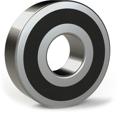 KOGELLAGER MET 2-ZIJDIGE RUBBER AFDICHTING TYPE 6004 2RSH